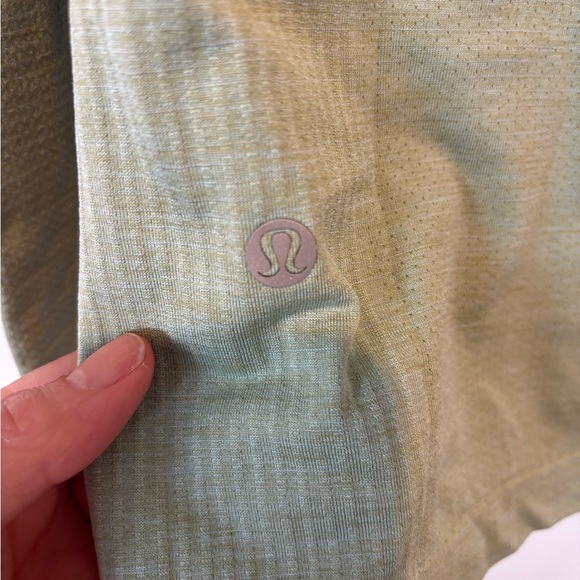 lululemon athletica Swiftly Green Quarter-Zip Sweatshirt Small - Picture 4 of 5